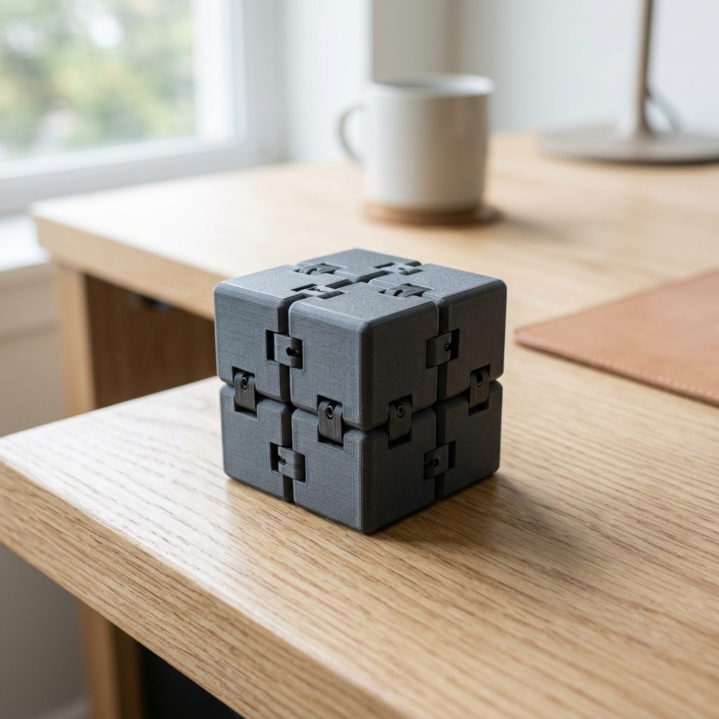 Infinity Cube — 3D-Printed Stand